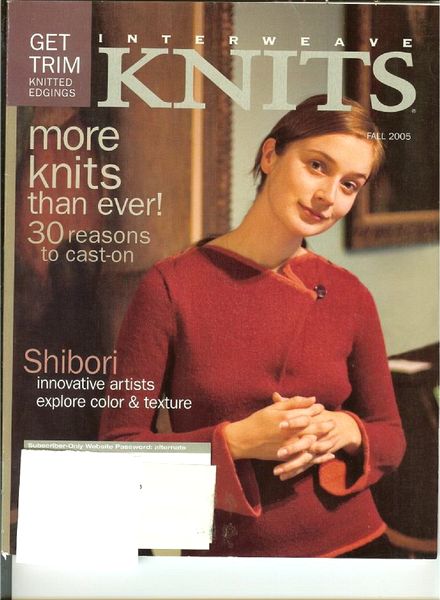 Interweave Knits 2005 Fall