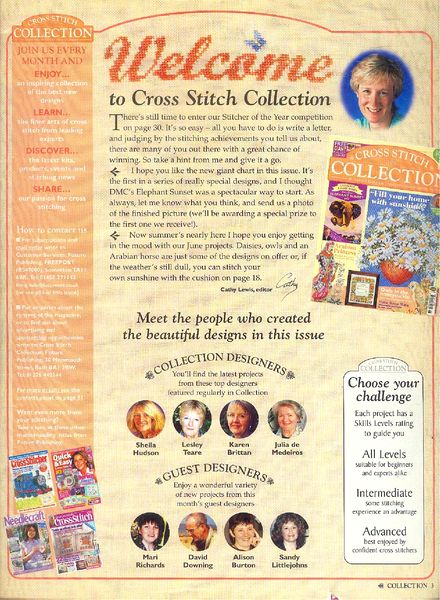 Cross Stitch Collection 066 June 2001
