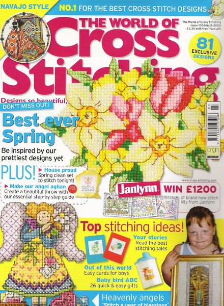 The world of cross stitching 108, March 2006