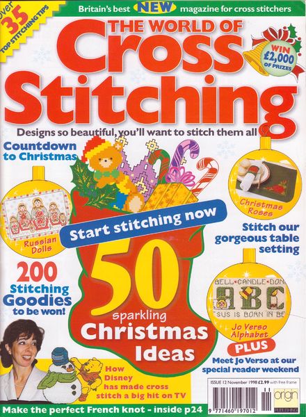 The world of cross stitching 12, November 1998