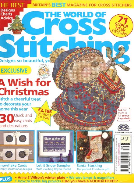 The world of cross stitching 52, November 2001