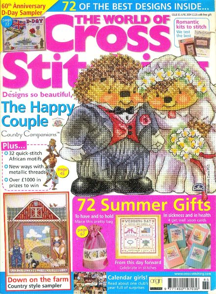 The world of cross stitching 85, June 2004
