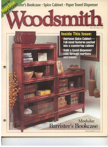 WoodSmith Issue 134, Apr 2001 – Barristers Bookcase