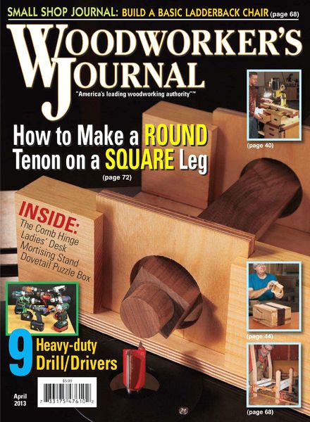 Woodworker’s Journal – April 2013