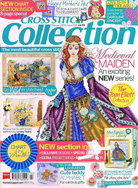 Cross Stitch Collection 219 February 2013