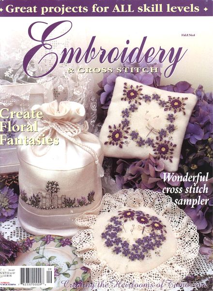 Embroidery and cross stitch 2001-06