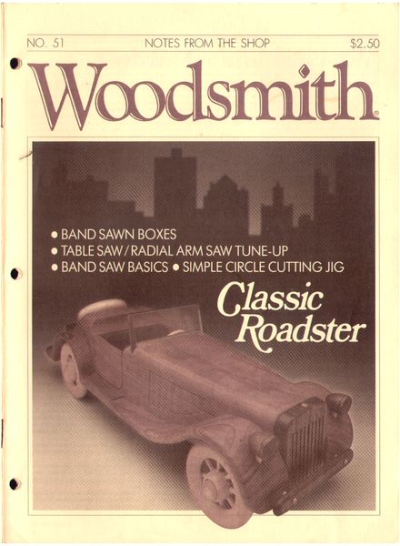 WoodSmith Issue 51, June 1987 – Classic Roadster