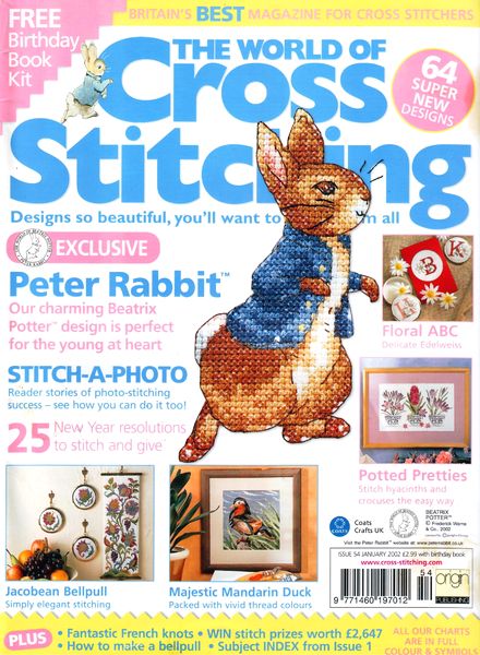 The world of cross stitching 54, January 2002