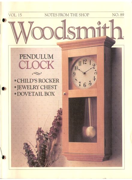 WoodSmith Issue 89, Oct 1993 – Pendulum Clock