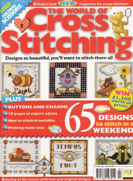 The world of cross stitching 08, July 1998