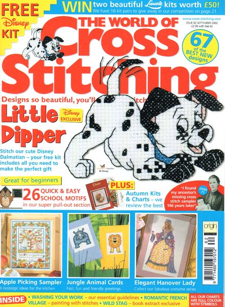 The world of cross stitching 62, September 2002