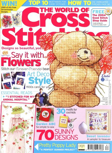 The world of cross stitching 87, August 2004