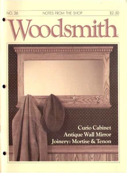 WoodSmith Issue 26, Mar-Apr 1983 – Curio Cabinet