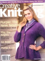 Creative Knitting 2010-01