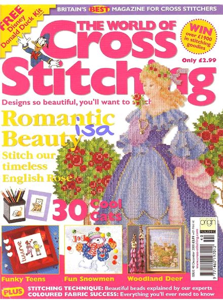 The world of cross stitching 40, December 2000