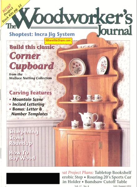 Woodworker’s Journal – Vol 17, Issue 4 – Jul-Aug 1993