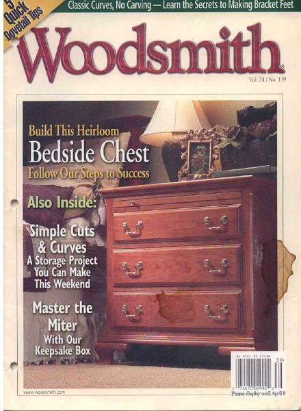 WoodSmith Issue 139, Feb 2002 – Bedside Chest