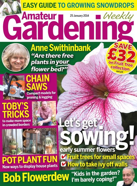 Amateur Gardening Magazine – 25 January 2014