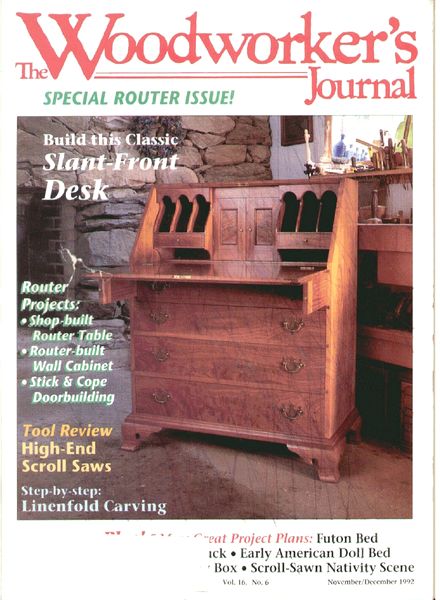 Woodworker’s Journal – Vol 16, Issue 6 – Nov-Dec 1992
