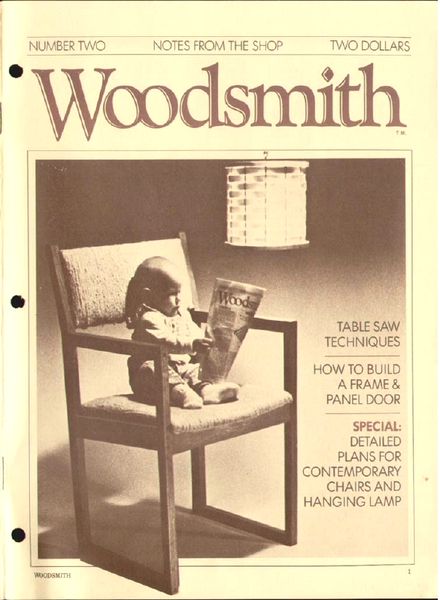 WoodSmith Issue 02, Mar 1979 – Contemporary Chairs