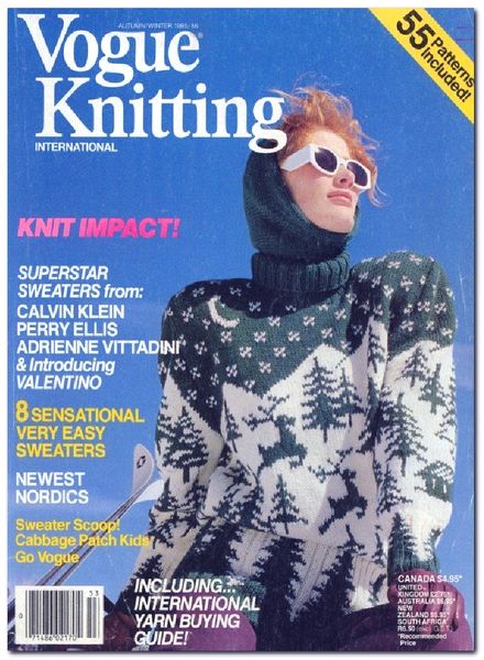 Vogue Knitting Automn-Winter 1985-1986