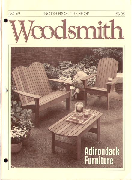 Woodsmith Issue 69, June 1990 – Adirondak Furniture