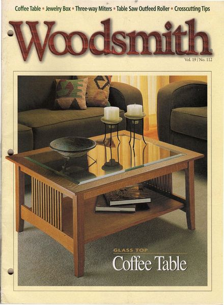 WoodSmith Issue 112, Aug 1997 – Coffee Table