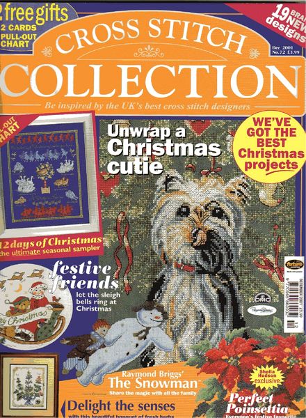 Cross Stitch Collection 072 December 2001