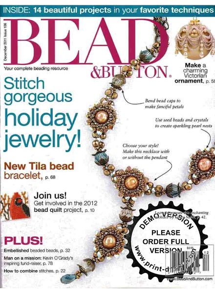 Bead & Button Issue 105, 2011-12
