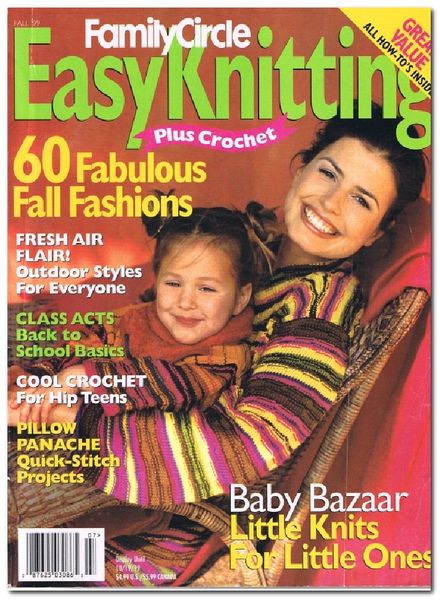 Family Circle Easy Knitting 1999 Fall