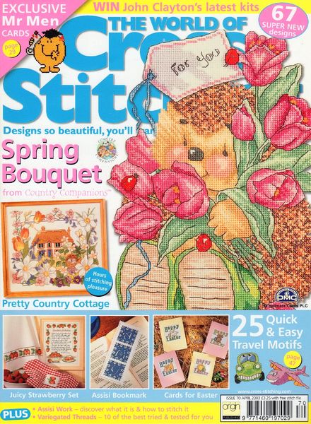 The world of cross stitching 70, April 2003