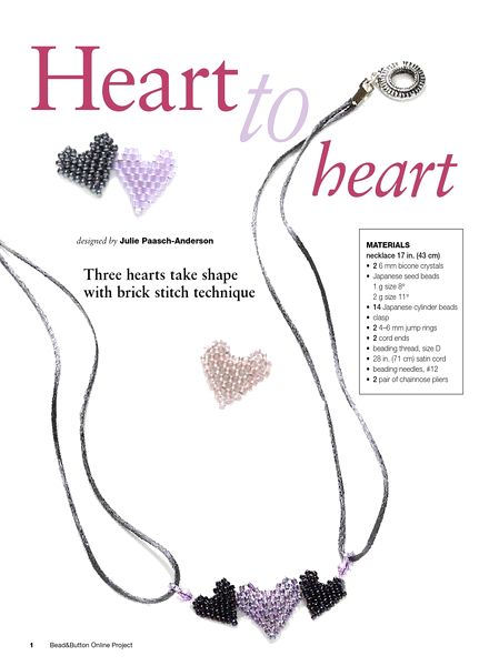 Bead & Button – Heart to heart