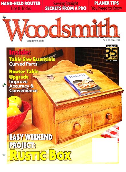 Woodsmith Magazine N 212, April-May 2014
