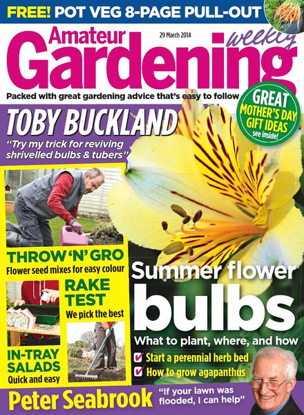 Amateur Gardening – 29 March 2014