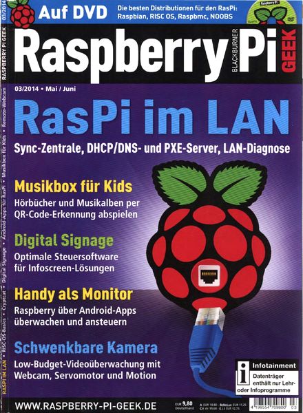 Rasberry Pi Geek Magazin Mai-Juni N 03, 2014
