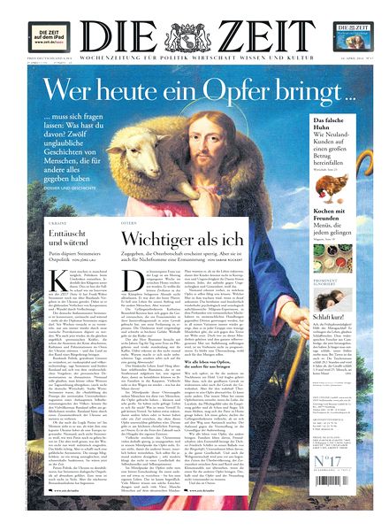 Die Zeit Magazin N 17 vom 16 April 2014