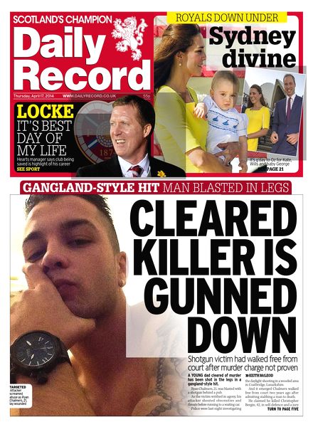 Daily Record – Thursday, 17 April 2014