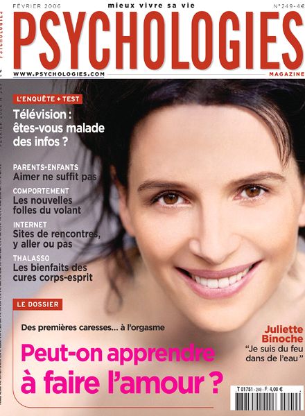 Psychologies France N 249 – Fevrier 2006