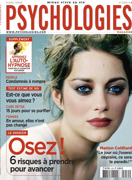 Psychologies France N 250 – Mars 2006