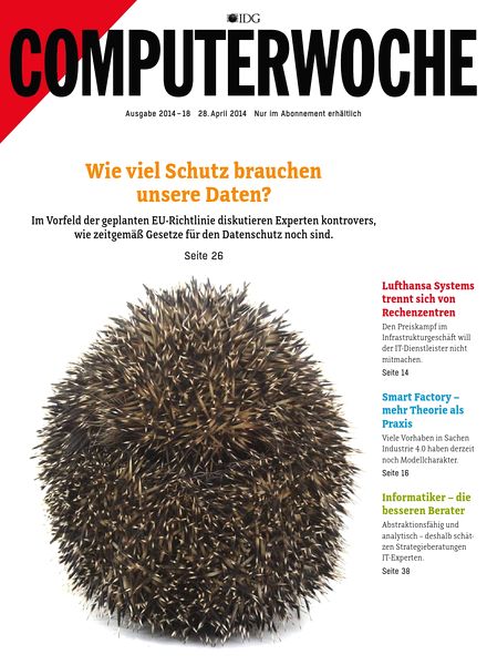 Computerwoche Magazin N 18 vom 28 April 2014