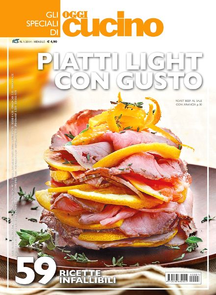 Gli Speciali di Oggi Cucino – Piatti light, Gennaio 2014