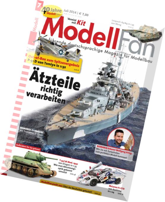 ModellFan Magazin Juli 07, 2014