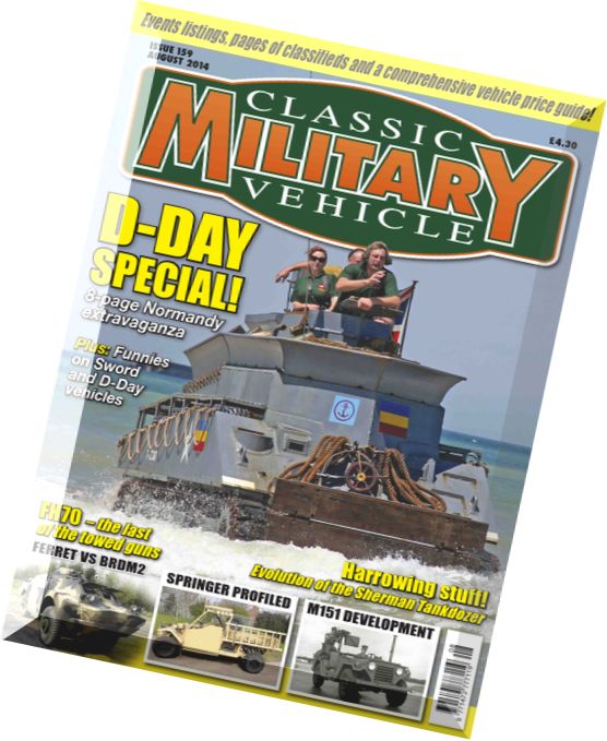 Classic Military Vehicle – Issue 159, August 2014