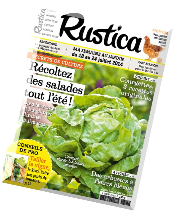 Rustica N 2325 – 18 au 24 Juillet 2014