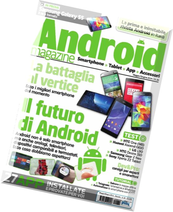 Android Magazine Italia N 30 – Maggio-Giugno 2014