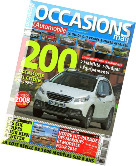 L’Automobile Occasions Mag N 42 – Juillet-Aout-Septembre 2014