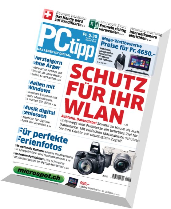 PC Tipp Magazin August 08, 2014