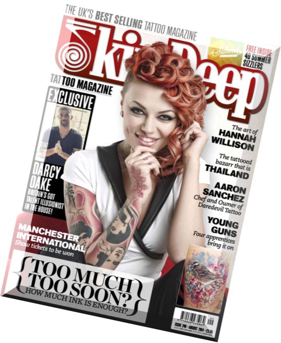 Skin Deep Tattoo Magazine – August 2014