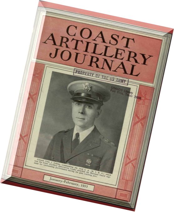 Coast Artillery Journal – January-February 1933