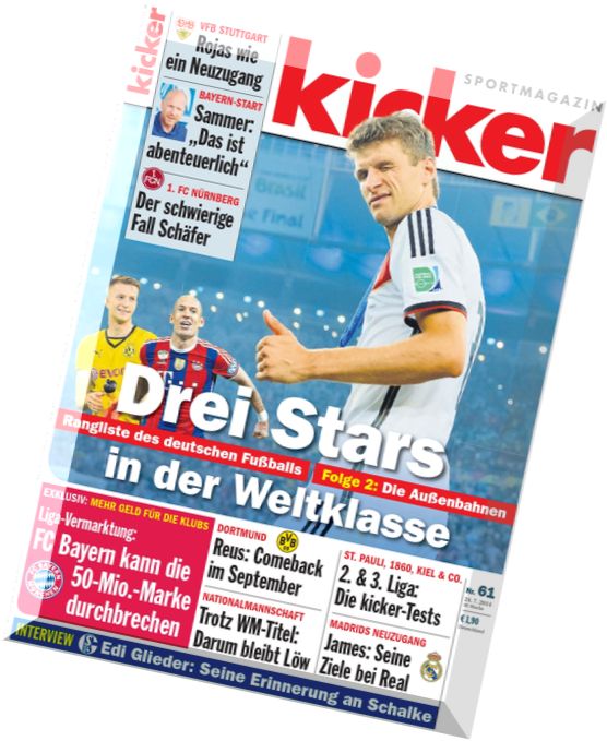 Kicker Sportmagazin 61-2014 (24.07.2014)